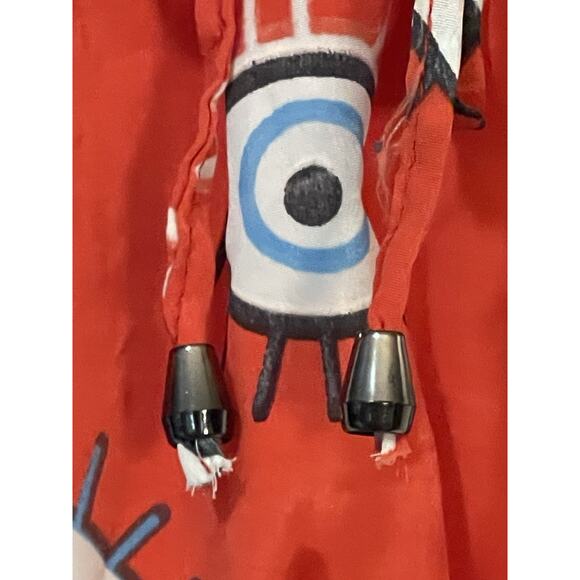 Royal Paisley Maxi Dress Women’s Size Large Red Bohemian Flow Fitted Casual Work - Picture 6 of 15